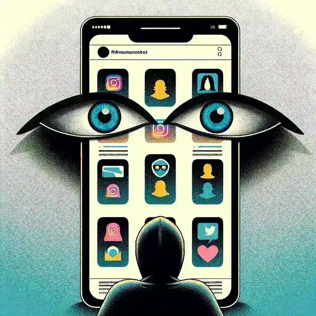 "Person using a smartphone to view Instagram stories anonymously, representing the concept of Instagram Story viewer tools in the digital age."