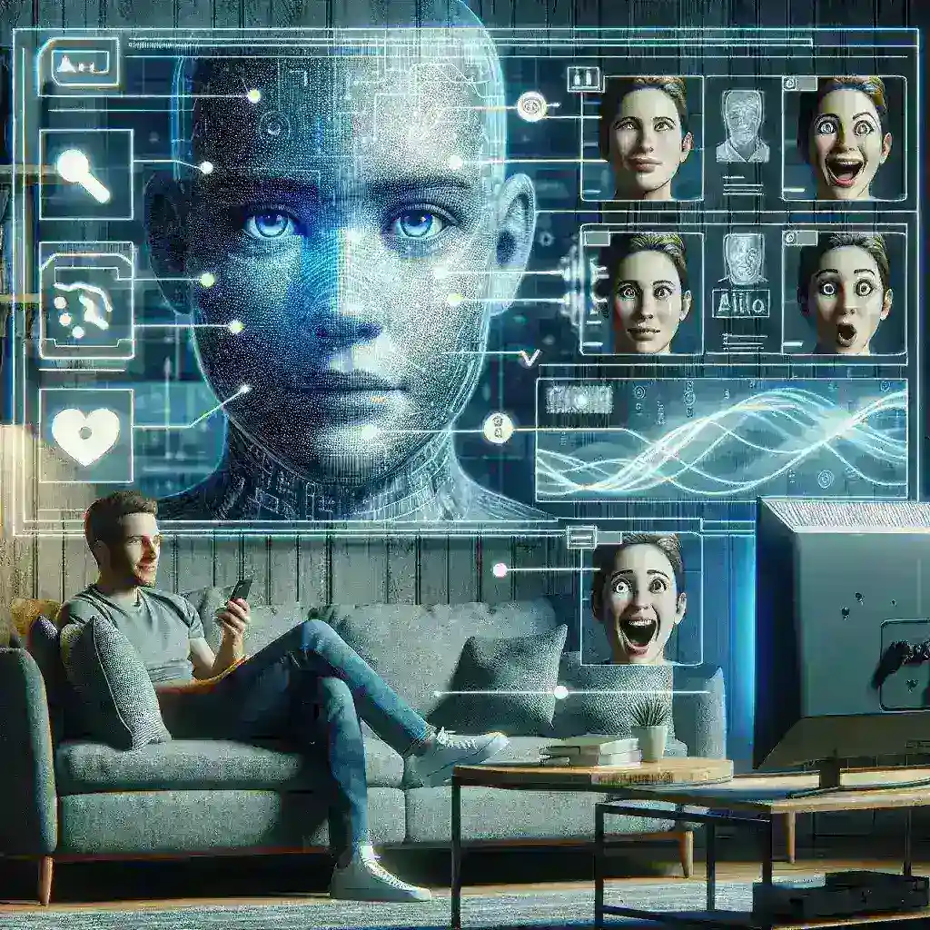 "Netflix pilot program testing AI-powered real-time viewer sentiment analysis during U.S. show previews, showcasing the integration of advanced technology in entertainment."