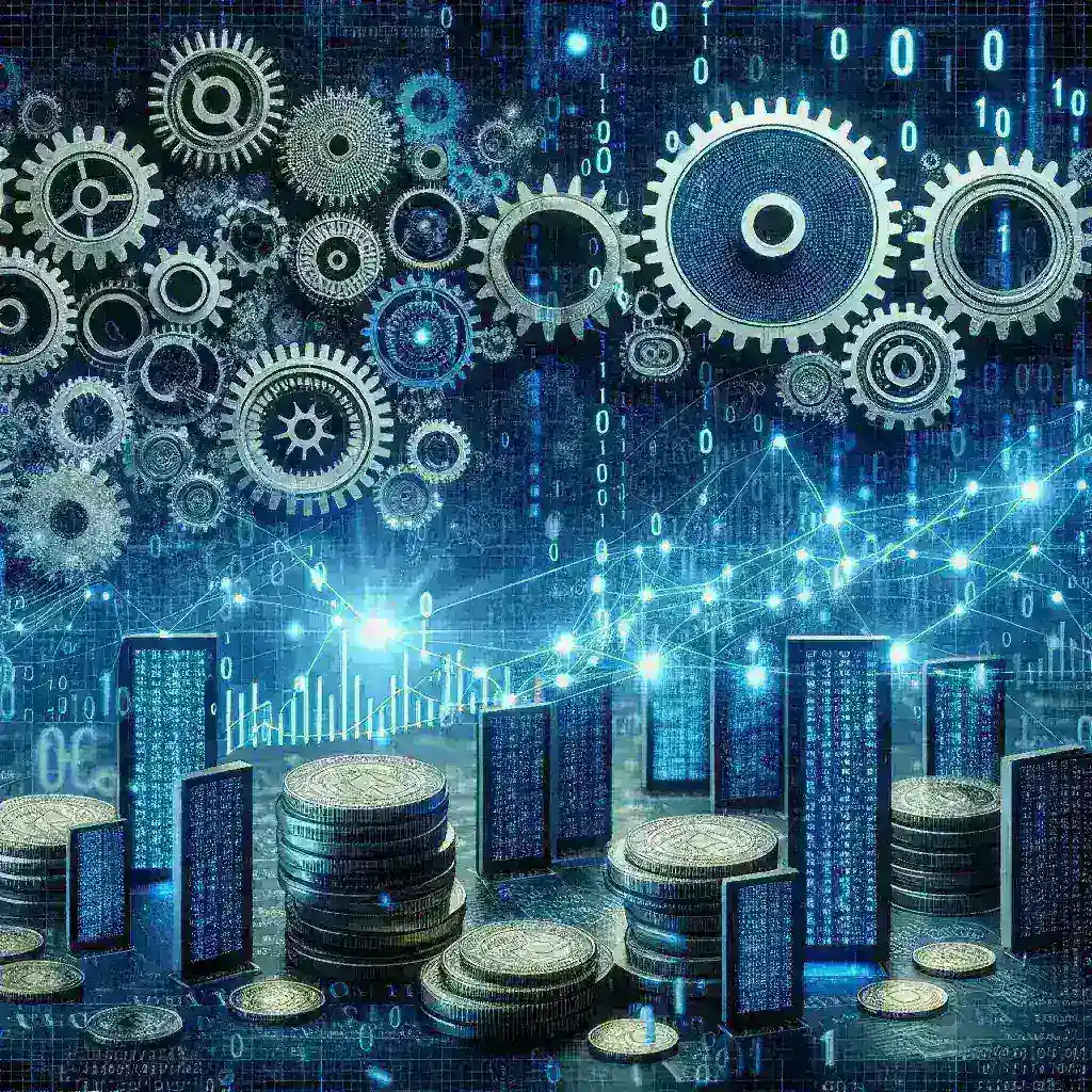 "Infographic illustrating the process of scraping APIs for fintech applications, highlighting key steps in data integration and automation, featuring technical graphics and flowcharts."