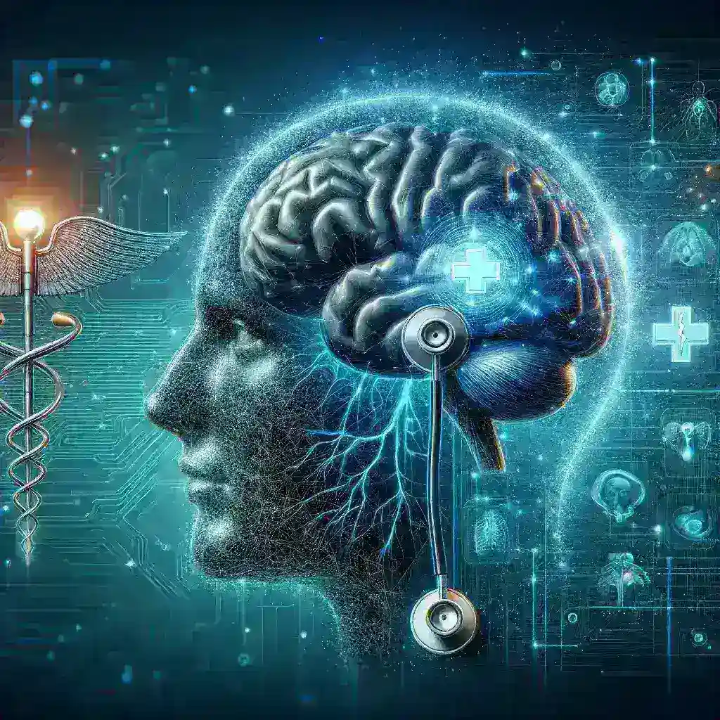 "Brain-computer interface device showcased in an article about FDA's limited approval for medical applications, highlighting advancements in neurotechnology."